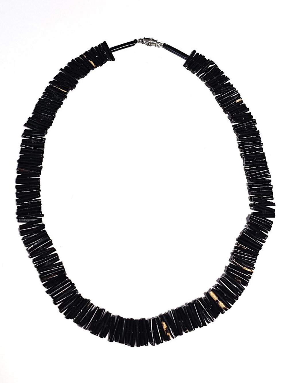 70s Black branch coral necklace
